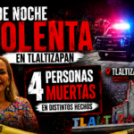 TLALTIZAPÁN ARDE: LA VIOLENCIA COBRA CUATRO VIDAS EN UNA SOLA NOCHE